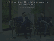 Tablet Screenshot of marc-hobscheit.com